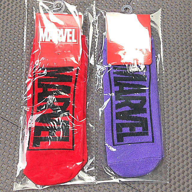 MARVEL(マーベル)のMARVELのびのびソックス(約２０～24センチ)2組セット レディースのレッグウェア(ソックス)の商品写真