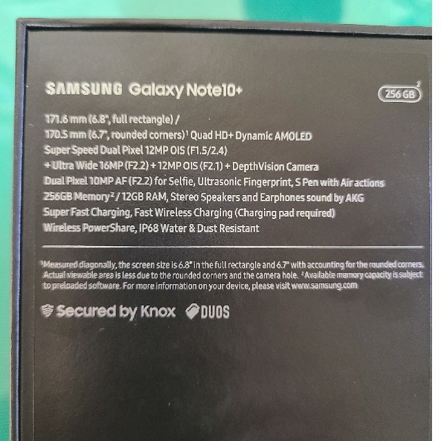 SAMSUNG - Galaxy Note10 Plus デュアルSIM グローバル版 ほぼ新品の