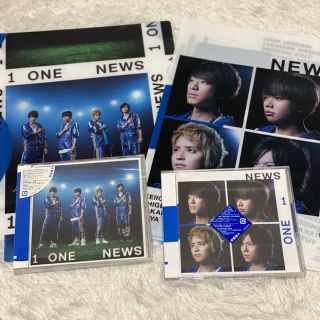 ニュース(NEWS)のNEWS One for the in 初回A盤＋初回B盤【ファイル付き】CD(アイドル)