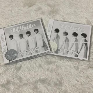 ニュース(NEWS)のNEWS White 初回盤＋通常盤【ステッカー付き】CD(アイドル)