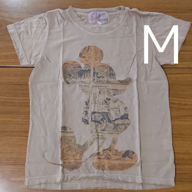 新品 M MOC ディズニー ビンテージ ミッキー Ｔシャツ モカ