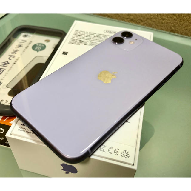 美品 SIMフリー Apple iPhone 11 128GB パープル