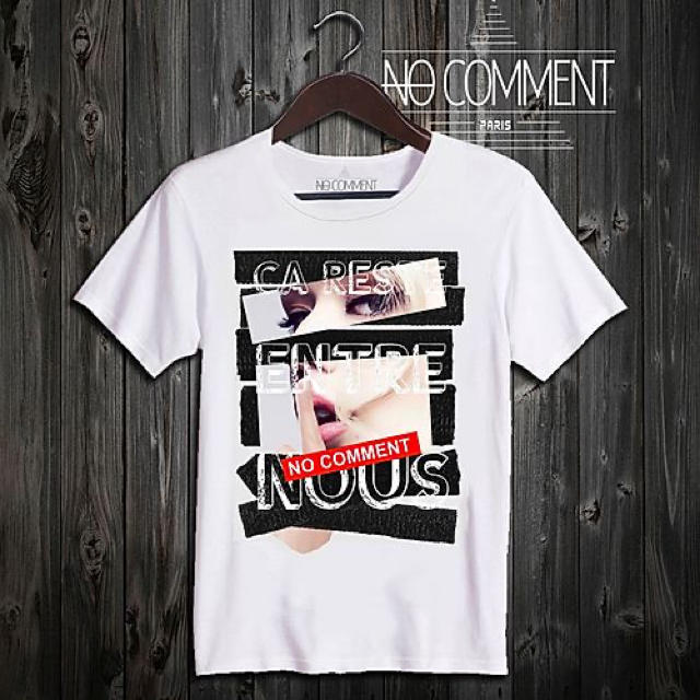 日本未入荷☆日本未上陸 NO COMMENT Paris Tshirt メンズのトップス(Tシャツ/カットソー(半袖/袖なし))の商品写真