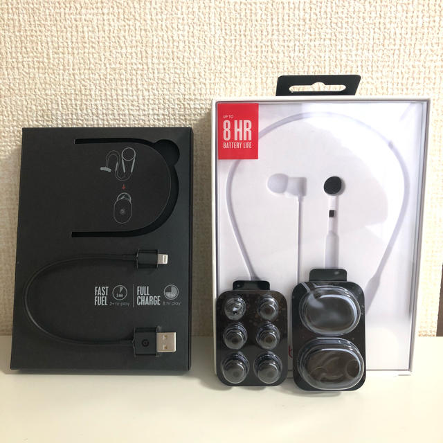 Beats by Dr Dre(ビーツバイドクタードレ)のbeatsX 付属品 正規品 スマホ/家電/カメラのオーディオ機器(ヘッドフォン/イヤフォン)の商品写真