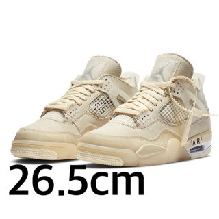 ナイキ(NIKE)のNIKE AIR JORDAN 4 OFF WHITE (スニーカー)