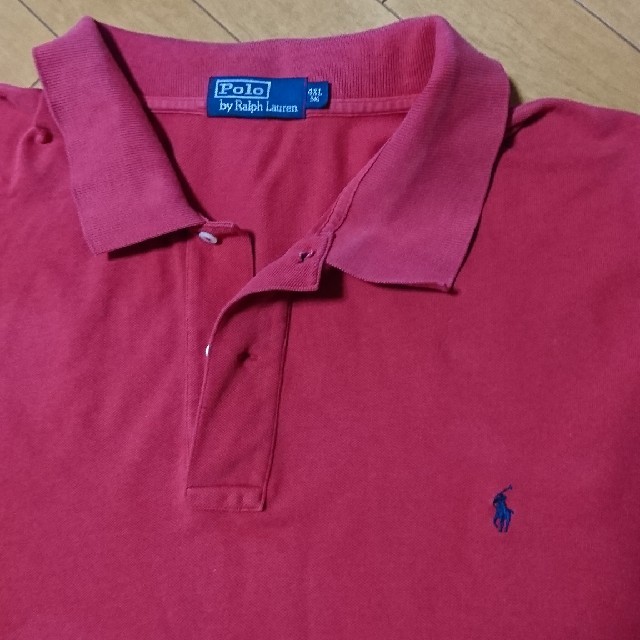 POLO RALPH LAUREN(ポロラルフローレン)のポロラルフローレン ポロシャツ 赤 4XL メンズのトップス(ポロシャツ)の商品写真