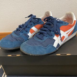 オニツカタイガー(Onitsuka Tiger)のオニツカタイガー セラーノ TH109L 5801 オレンジ　ブルー(スニーカー)