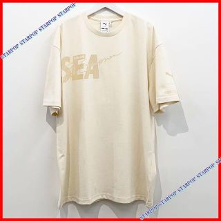 WIND AND SEA PUMA Tシャツ カーキ　Lサイズ　新品未着用