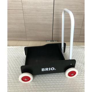 ブリオ(BRIO)のBRIO/ブリオ★手押し車★ブラック★誕生日プレゼント(手押し車/カタカタ)