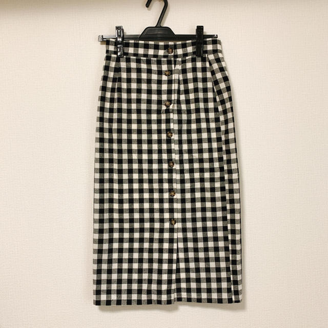 OZOC(オゾック)の（お値下げしました）【OZOC】ギンガムチェック　タイトスカート レディースのスカート(ロングスカート)の商品写真