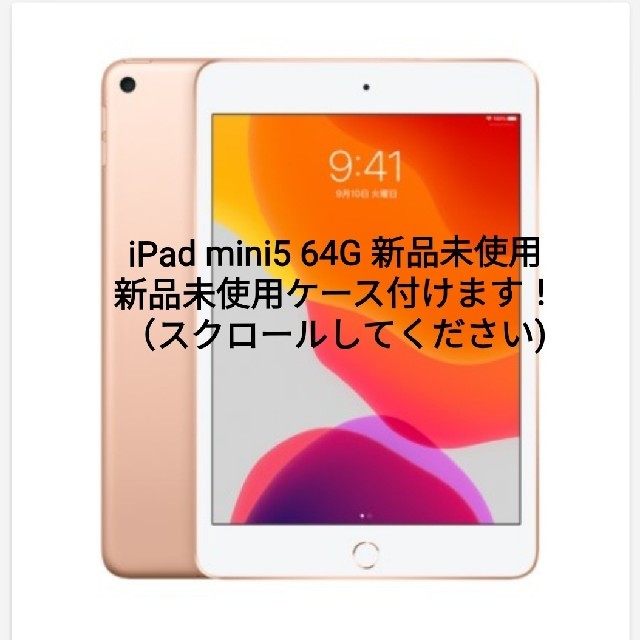 iPad mini5 64GB（WiFiモデル） gold