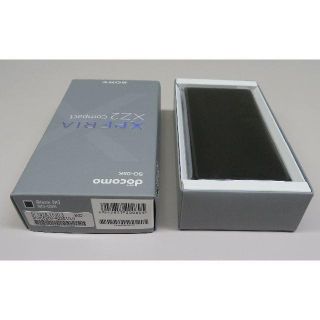 エヌティティドコモ(NTTdocomo)の【未使用】Xperia XZ2 compact ブラック SO-05K(スマートフォン本体)