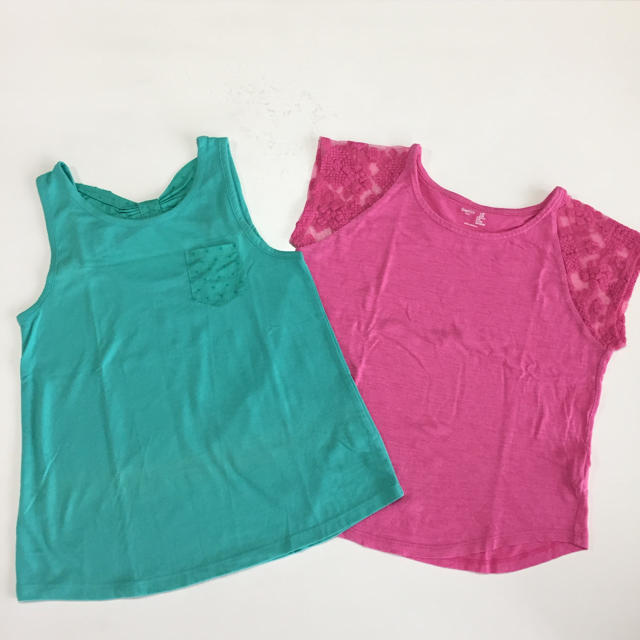 GAP Kids(ギャップキッズ)のGAP トップス ２枚セット キッズ/ベビー/マタニティのキッズ服女の子用(90cm~)(Tシャツ/カットソー)の商品写真