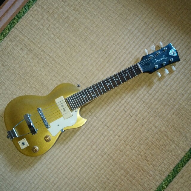 ミニギター　SX Travel Guitar レスポールゴールドトップ