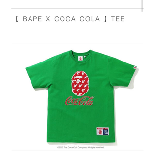 アベイシングエイプ(A BATHING APE)のベイプ コカコーラ BAPE X COCA COLA TEE Mサイズ(Tシャツ/カットソー(半袖/袖なし))