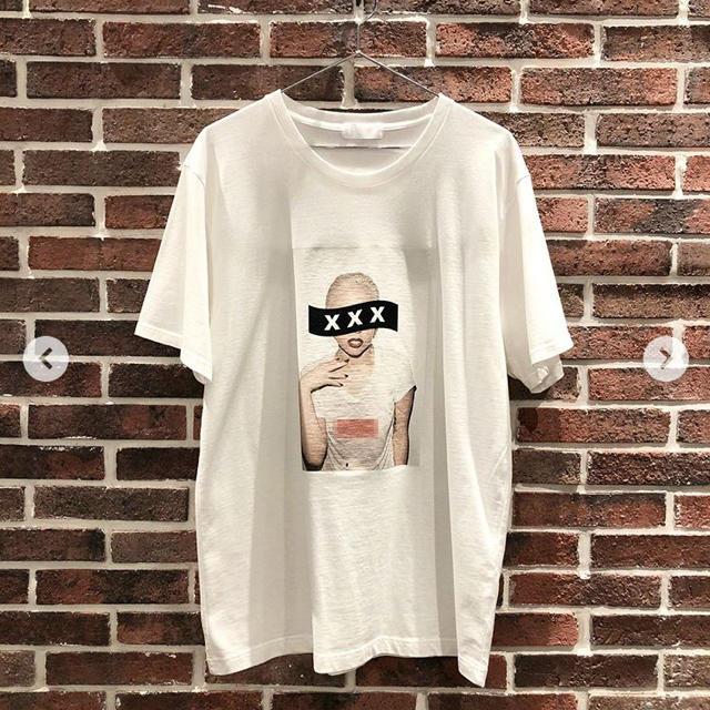 新品 GOD SELECTION XXX LADY GAGA Tシャツ M 白