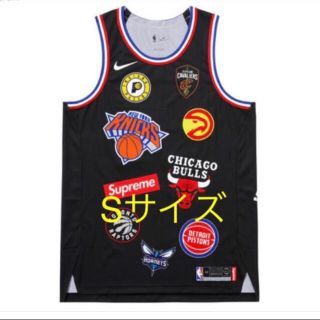 シュプリーム(Supreme)のSupreme NIKE NBA Authentic Jersey 黒Sサイズ(タンクトップ)