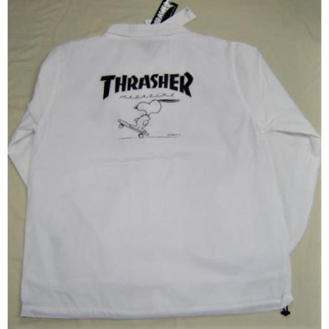 THRASHER(スラッシャー)のセール 15% スラッシャー スヌーピー コラボ コーチジャケット メンズのジャケット/アウター(ナイロンジャケット)の商品写真