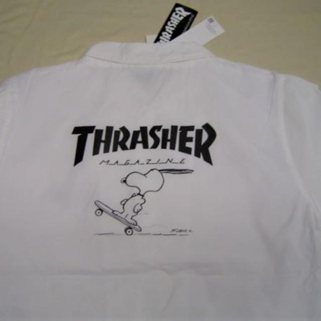 THRASHER(スラッシャー)のセール 15% スラッシャー スヌーピー コラボ コーチジャケット メンズのジャケット/アウター(ナイロンジャケット)の商品写真