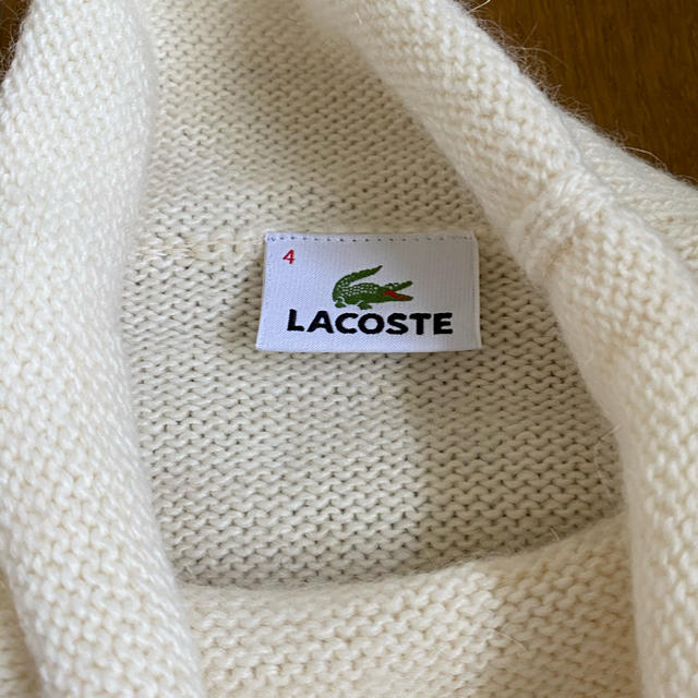 LACOSTE(ラコステ)のラコステ白のセーター レディースのトップス(ニット/セーター)の商品写真