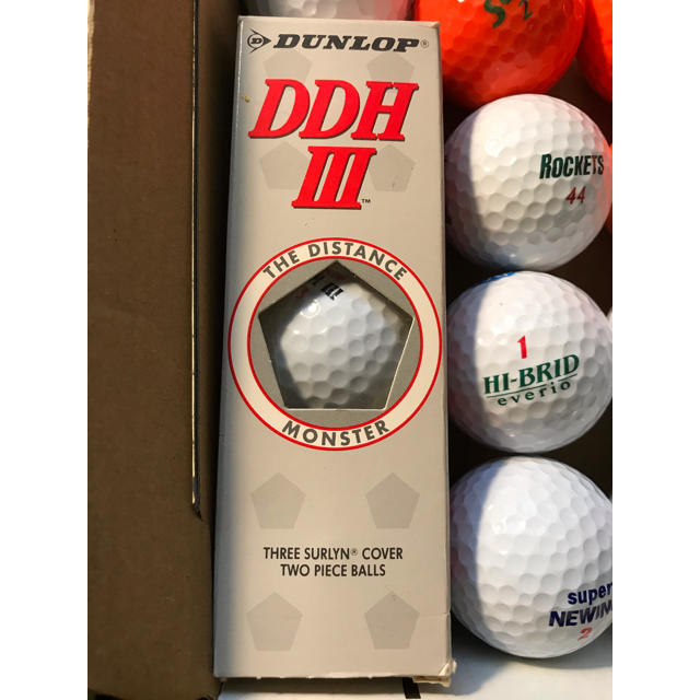 DUNLOP(ダンロップ)のゴルフボール ロストボール 24個　① チケットのスポーツ(ゴルフ)の商品写真