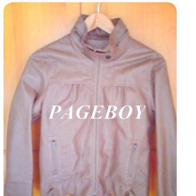 PAGEBOY(ページボーイ)のPAGEBOY ライダージャケット 美品 レディースのジャケット/アウター(ライダースジャケット)の商品写真