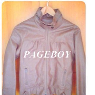 ページボーイ(PAGEBOY)のPAGEBOY ライダージャケット 美品(ライダースジャケット)