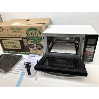 新品フラットオーブンレンジ 縦開庫内容量18L DFO-G1818　2019年製(電子レンジ)