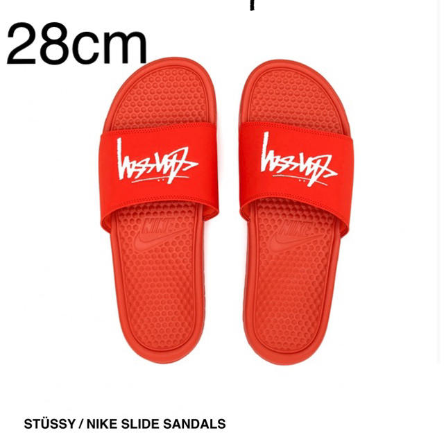 新品 28cm stussy NIKE SLIDE SANDALS サンダル