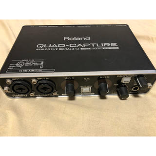 ローランド(Roland)のRoland QUAD-CAPTURE(ひま様専用)(オーディオインターフェイス)
