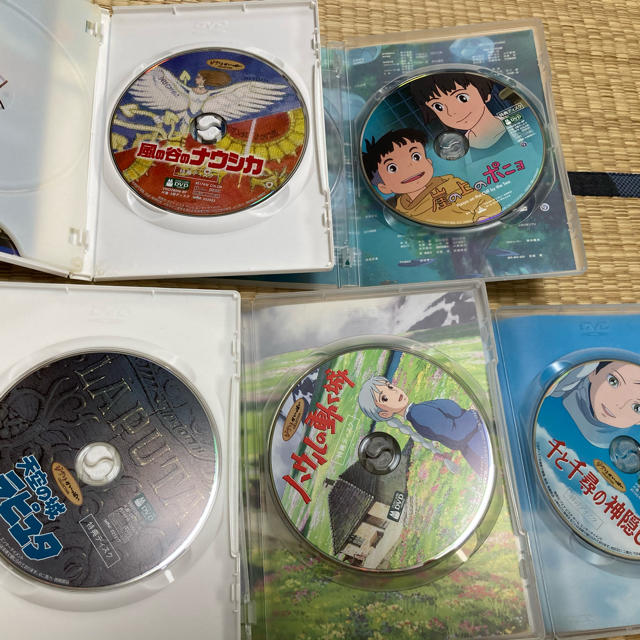 値下げ!ジブリ5作品【正規特典ディスク+純正ケース】