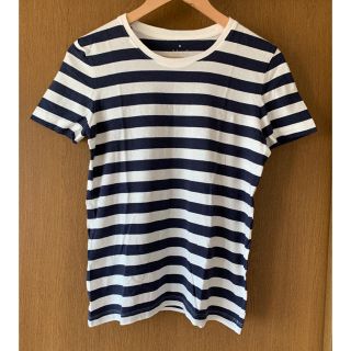 ムジルシリョウヒン(MUJI (無印良品))のボーダーTシャツ 無印良品(Tシャツ(半袖/袖なし))