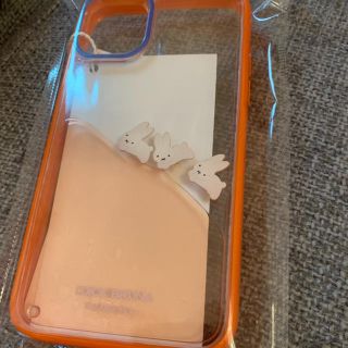 メリージェニー(merry jenny)のミッフィー　ぷかぷかうさぎ iPhone case オレンジ(11)(iPhoneケース)