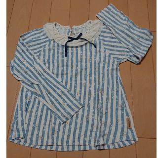 ビケット(Biquette)の女児長袖Tシャツ 130 中古品(Tシャツ/カットソー)