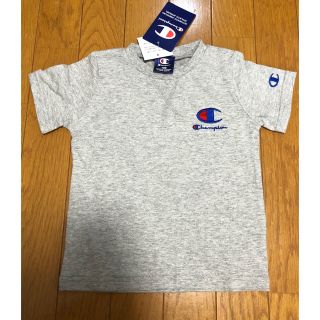 チャンピオン(Champion)の新品 チャンピオン キッズ 半袖カットソー 100センチ グレー 3Y 刺繍(Tシャツ/カットソー)