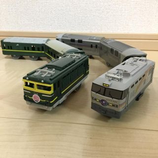 プラレール  トワイライトエクスプレス / 寝台特急カシオペア 【動作確認済】(電車のおもちゃ/車)