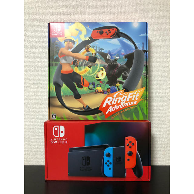 新品】ニンテンドースイッチ 本体 リングフィットアドベンチャー 2点