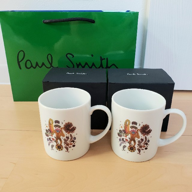 Paul Smith(ポールスミス)の新品 ポールスミス マグカップ 2個セット インテリア/住まい/日用品のキッチン/食器(グラス/カップ)の商品写真