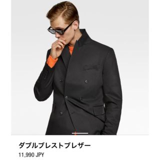 ZARA - ZARA ダブル ブレストブレザー ジャケットの通販|ラクマ