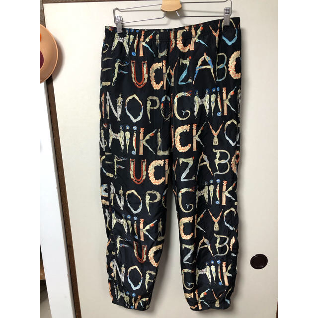 Supreme 18SS ALPHABET SILK PANTS ブラック www.clipnclimbhuttpark.co.nz