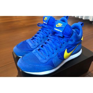 ナイキ(NIKE)のナイキスニーカー　ブルー×イエロー27cm(スニーカー)