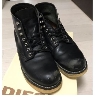 レッドウィング(REDWING)のREDWING サイズ40 ブラックプレーン(ブーツ)