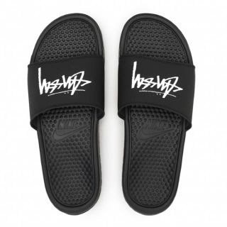 ステューシー(STUSSY)のSTUSSY NIKE  ベナッシ  サンダル　24.0cm black(サンダル)