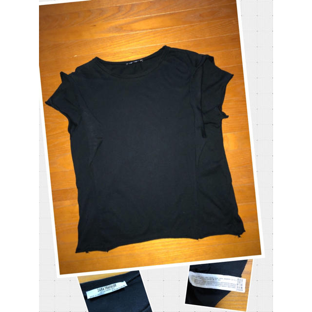 ZARA(ザラ)のZARA Tシャツ カットソー　2枚　Sサイズ メンズのトップス(Tシャツ/カットソー(半袖/袖なし))の商品写真