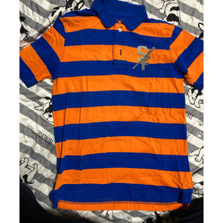 ギャップキッズ(GAP Kids)のLucy様専用 GAPボーダーポロシャツ オレンジ＆グリーン(Tシャツ/カットソー)