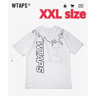 ダブルタップス(W)taps)のWTAPS FLAMES SS TEE WHITE XXLサイズ(Tシャツ/カットソー(半袖/袖なし))