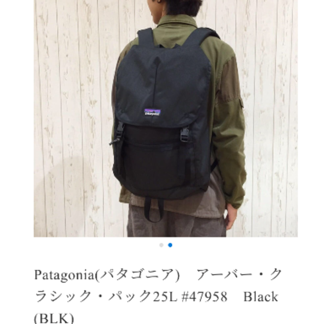 patagonia(パタゴニア)のまにゅJAM様専用 未使用Patagonia  アーバークラシックパック 25L メンズのバッグ(バッグパック/リュック)の商品写真