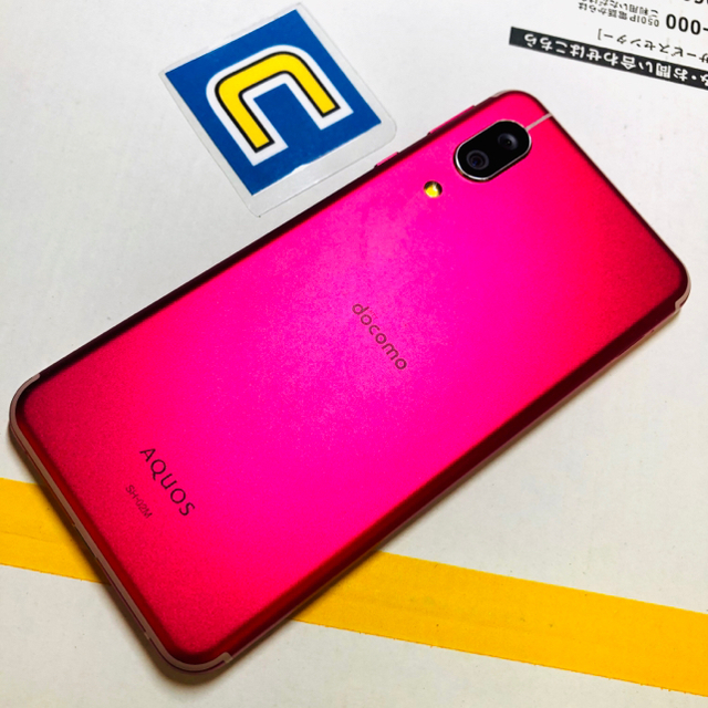 AQUOS(アクオス)の2-5269 中古美品！SIMFREE AQUOS sense3 SH-02M  スマホ/家電/カメラのスマートフォン/携帯電話(スマートフォン本体)の商品写真