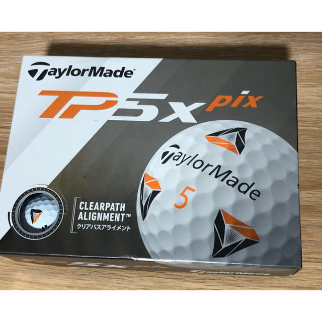 TaylorMade(テーラーメイド)の【新品】TP5x Pix ボール 1ダース Taylormade  スポーツ/アウトドアのゴルフ(その他)の商品写真