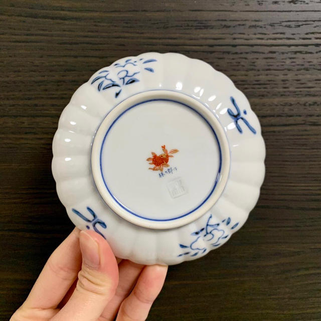 新品 林九郎 窯 波佐見焼 古伊万里様式 手作り お皿 小皿 新品 林九郎 窯 波佐見焼 古伊万里様式 手作り お皿 小皿